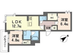 ゼフィールの物件間取画像